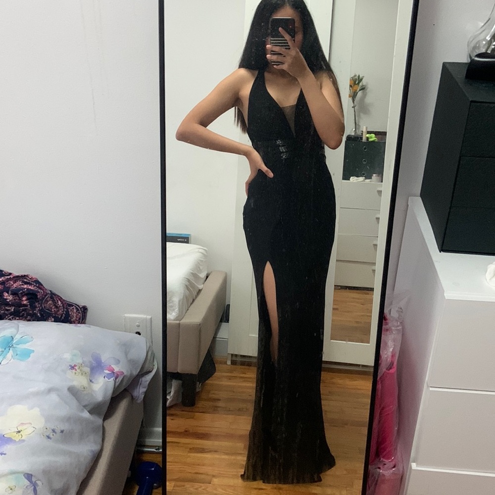 B. Darlin Black Halter Dress - Picture 4 of 4